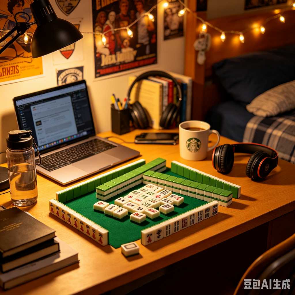 elegant text mahjong tiles