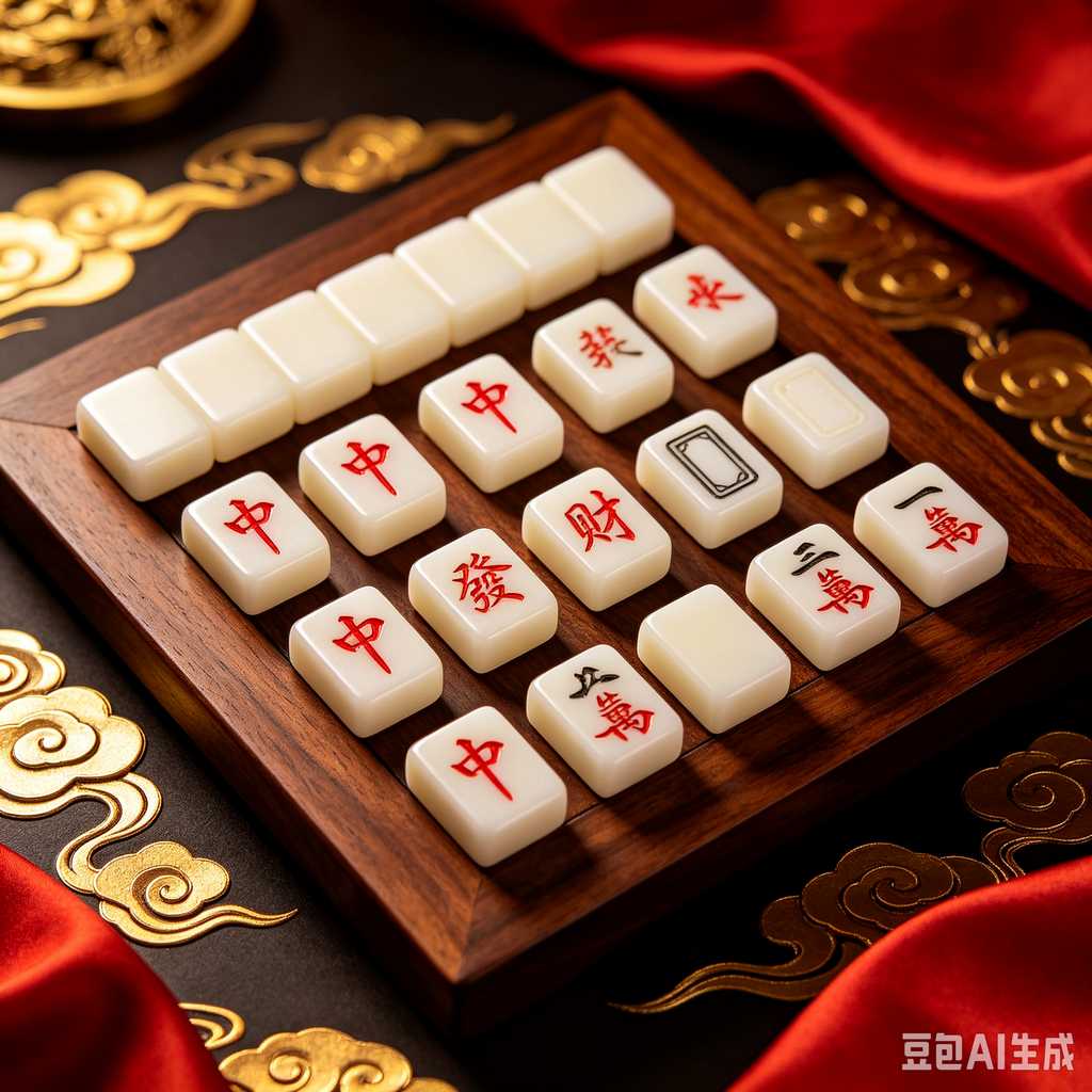 pastel color mahjong tiles